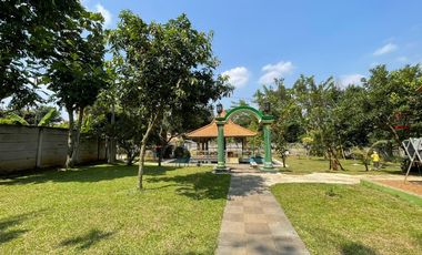 Jual Rumah Villa Joglo  Mewah dan Kebun Buah di Purwakarta