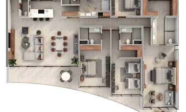 Departamento(Park View Astoria) en Venta en Lussela, Montecristo