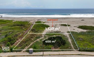 TERRENO FRENTE A PLAYA ZICATELA