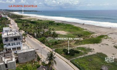 TERRENO FRENTE A PLAYA ZICATELA