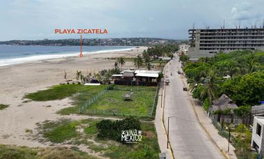 TERRENO FRENTE A PLAYA ZICATELA