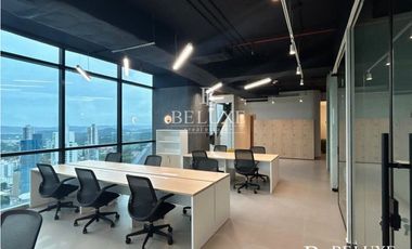 ALQUILER OFICINA AMOBLADA EN TOWER FINANCIAL CENTER, CALLE 50 (8P)