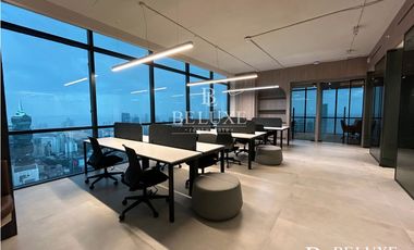 ALQUILER OFICINA AMOBLADA EN TOWER FINANCIAL CENTER, CALLE 50 (8P)