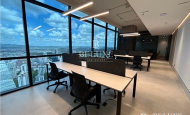 ALQUILER OFICINA AMOBLADA EN TOWER FINANCIAL CENTER, CALLE 50 (8P)