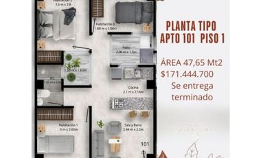 VEDO APTOS Y CASAS PARA ESTRENAR