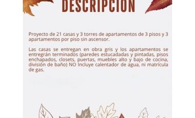 VEDO APTOS Y CASAS PARA ESTRENAR