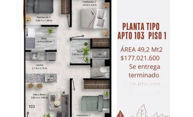 VEDO APTOS Y CASAS PARA ESTRENAR