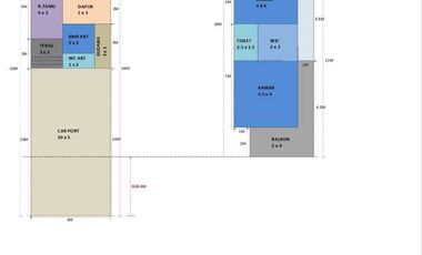 Bawah Pasar Cocok utk Kost, Tanah Di Perum Mulyosari Dekat UNFAIR ITS