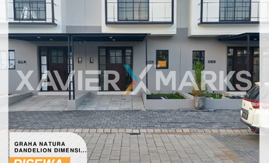 Rumah Graha Natura dandelion dimensi 5x13 ada 3 kamar tidur nonfurnish