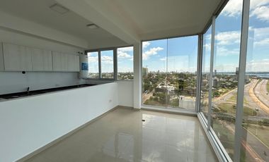 Departamento de 1 dormitorio con vista al Rio