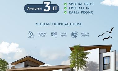 Rumah Modern dekat Kota Solobaru Promo 390 Jt-an dekat RS indriati