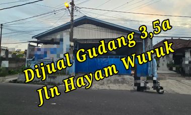 Dijual Gudang 3,5a di area Jln Hayam Wuruk Denpasar Timur Bali