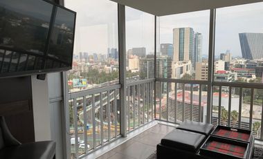 Departamento amueblado en lomas de chapultepec