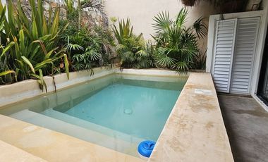 CASA EN VENTA MERIDA, PLAYA CHELEM, AMUEBLADA, A 100 MTS DEL MAR, LISTA.