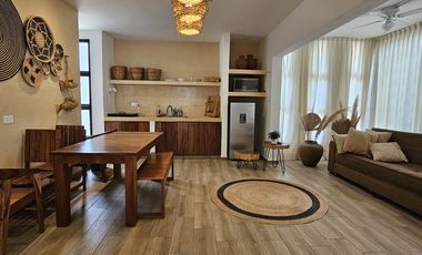 CASA EN VENTA MERIDA, PLAYA CHELEM, AMUEBLADA, A 100 MTS DEL MAR, LISTA.