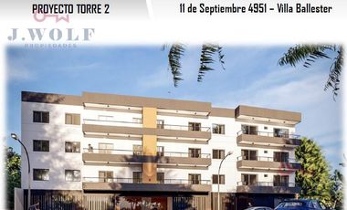 Departamento de 2 ambientes en Villa Ballester