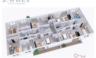 Departamento de 2 ambientes en Villa Ballester