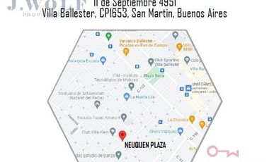 Departamento de 2 ambientes en Villa Ballester