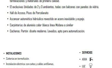 Departamento de 2 ambientes en Villa Ballester