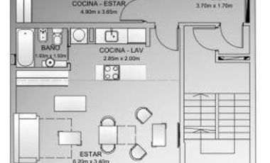Departamento monoambiente, en venta, en Quilmes , Apto Comercial!