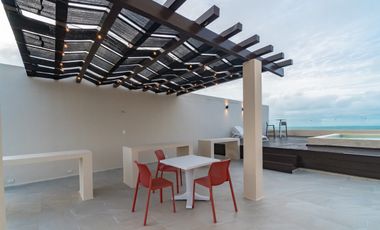 Departamento Amueblado en Planta Baja en Renta en Olea Beach, Chicxulub Puerto