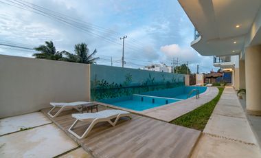 Departamento Amueblado en Planta Baja en Renta en Olea Beach, Chicxulub Puerto