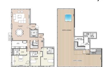PENTHOUSE PREMIUM DE TRES DORMITORIOS EN SUITE VENTA TERRAZA EXCLUSIVA MAUI