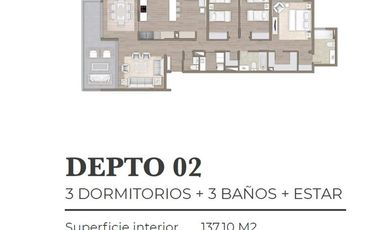 Departamento en Venta en a pasos de parque juan pablo II
