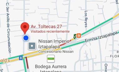 IZTAPALAPA  EXCELENTE BODEGA INDUSTRIAL EN VENTA