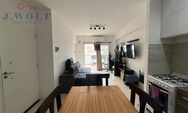 Departamentos de dos ambientes moderno con Balcón y cochera