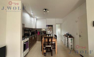 Departamentos de dos ambientes moderno con Balcón y cochera