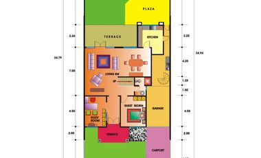 Sewa Rumah Townhouse Pondok Intan Residence 5H Furnished Swimming Pool