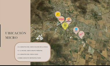 Terreno en Venta en Parque Industrial para Bodega de Lujo