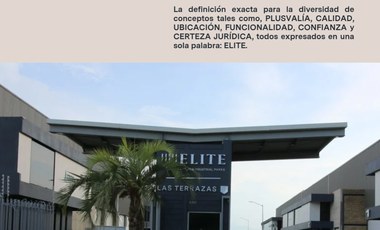 Terreno en Venta en Parque Industrial para Bodega de Lujo