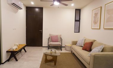 DEPARTAMENTO EN VENTA MERIDA, TEMOZON NORTE, LEONORA, 1 REC., ENTREGA INMEDIATA.