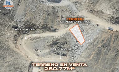 VENTA DE TERRENO EN EL MIRADOR DE LA PLANICIE
