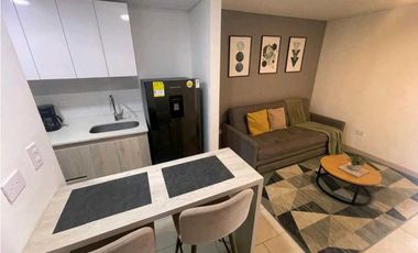 SE RENTA APARTAESTUDIO AMOBLADO CON PARQUEADERO - SECTOR PORTAL  Q