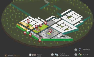 Casa en renta 3 recámaras frente a parque en Calimaya