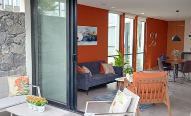 Loft Amueblado en Planta Baja con Jardín en Sophia Distrito Querétaro