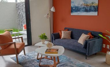 Loft Amueblado en Planta Baja con Jardín en Sophia Distrito Querétaro