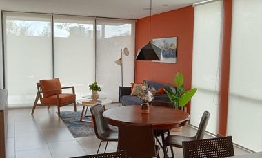 Loft Amueblado en Planta Baja con Jardín en Sophia Distrito Querétaro