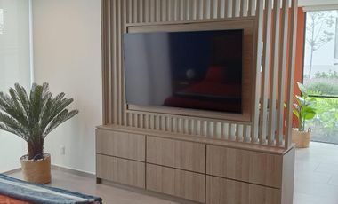 Loft Amueblado en Planta Baja con Jardín en Sophia Distrito Querétaro