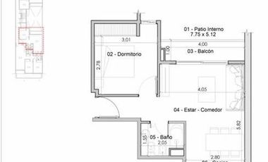 Venta, Departamento, 2 Ambientes, Balcón, Amenities, Villa Urquiza