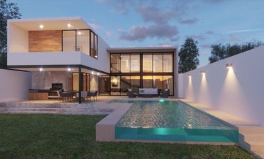 CASA NUEVA Y MODERNA EN ESQUINA EN RESIDENCIAL NORTEMERIDA - ENTREGA DIC 2025