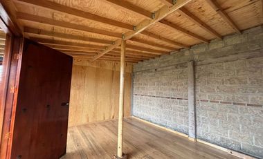 Local Comercial Tipo Cabaña de 20m2  a unos pasos de la carretera México-Toluca