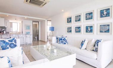 Apartamento Bocagrande vista al mar y centro amurallado