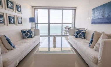 Apartamento Bocagrande vista al mar y centro amurallado