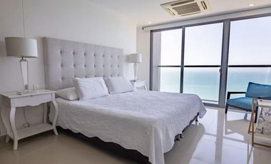 Apartamento Bocagrande vista al mar y centro amurallado