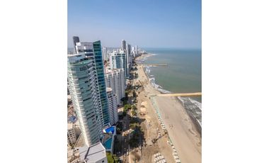 Apartamento Bocagrande vista al mar y centro amurallado