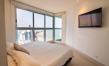 Apartamento Bocagrande vista al mar y centro amurallado